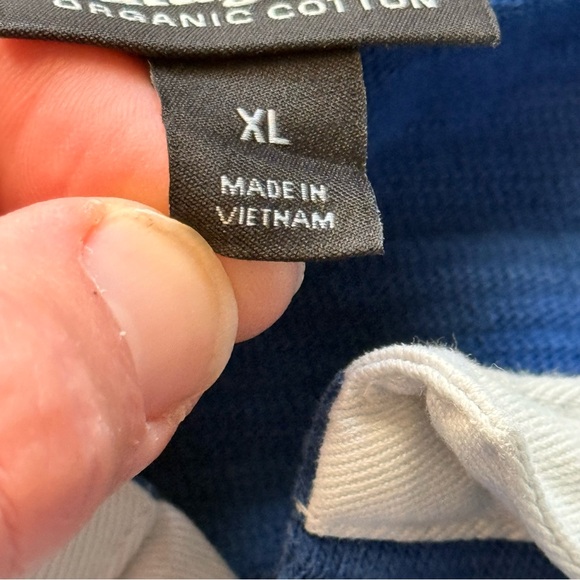 PATAGONIA Men’s Rugby Polo Shirt Long Sleeve Vintage Retro 80s Blue Size xLarge - Picture 5 of 6